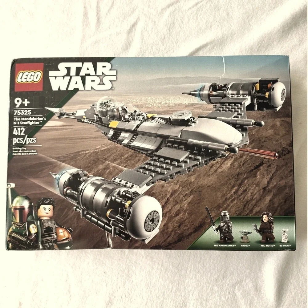 LEGO Star Wars The Mandalorian N-1 Starfighter 75325 Grogu Peli Motto BD Droid